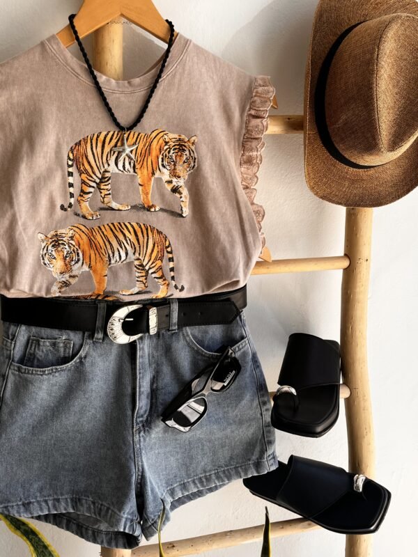 Musculosa Tiger BEIGE