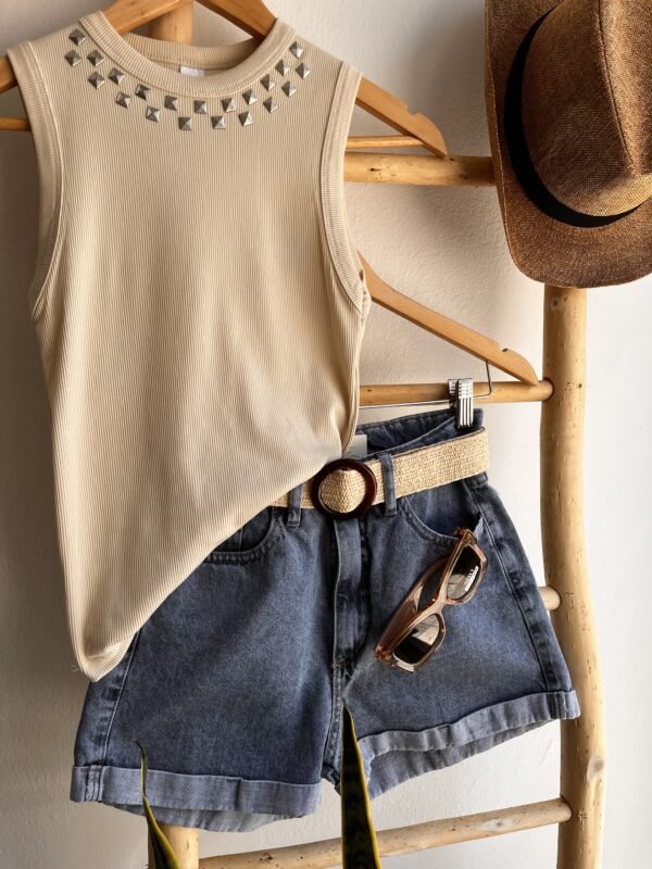 Musculosa Magnolia Beige