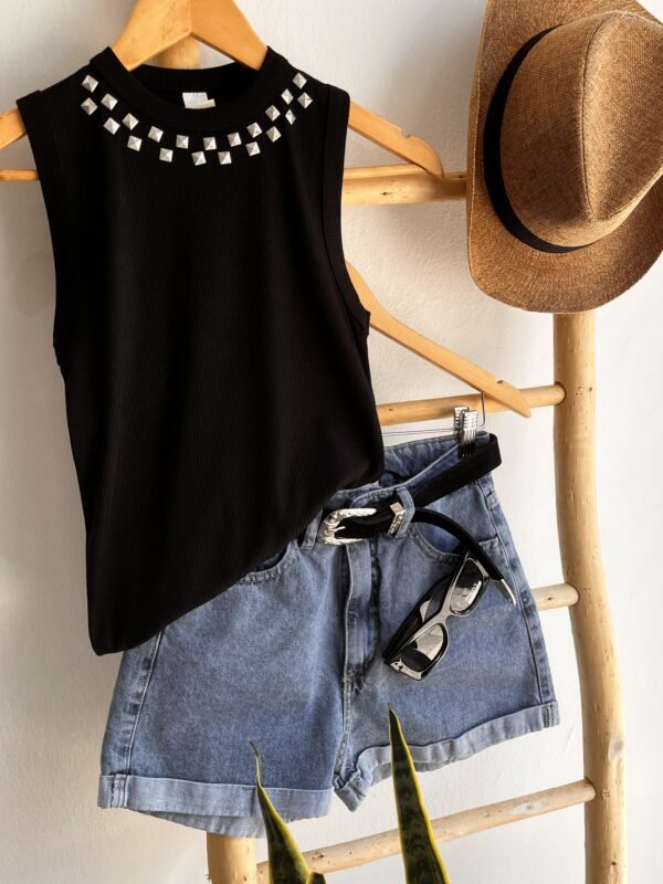 Musculosa Magnolia Negra